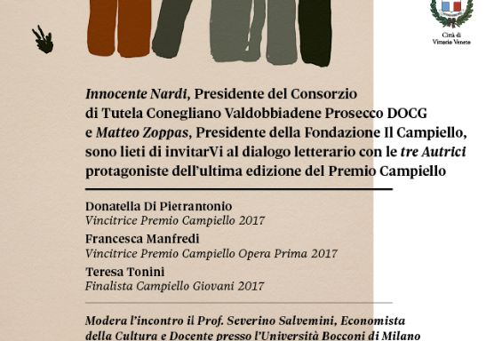 Dialogo letterario con le tre Autrici protagoniste dell'ultima edizione del Premio Campiello: Donatella Di Pietrantonio, Francesca Manfredi e Teresa Tonini