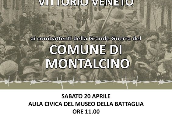 Cerimonia di concessione della Cittadinanza Onoraria ai  Combattenti della Grande Guerra del Comune di Montalcino