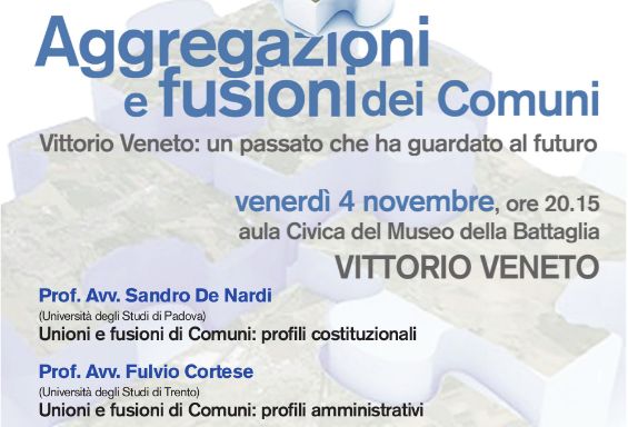 Aggregazioni e fusioni dei Comuni. Un convegno ne parla