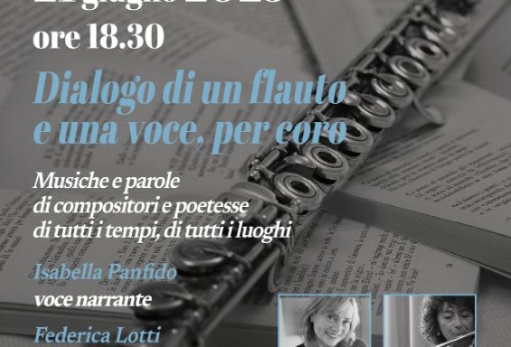 Dialogo di un flauto e una voce, per coro