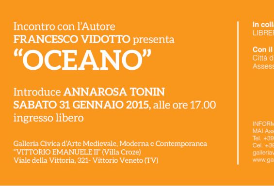 Francesco Vidotto presenta “Oceano”